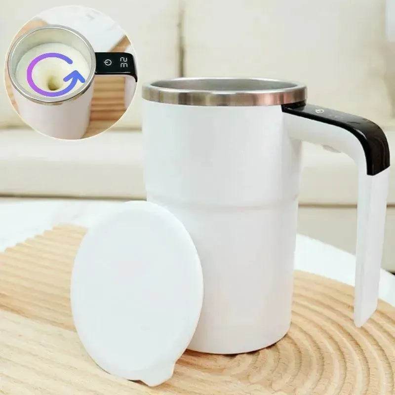 Electric Coffee Mug USB Rechargeable Automatic Magnetic Cup IP67 Waterproof Food-Safe Stainless Steel For Juice Tea Milksha Kitchen Gadgets - EX-STOCK Canada