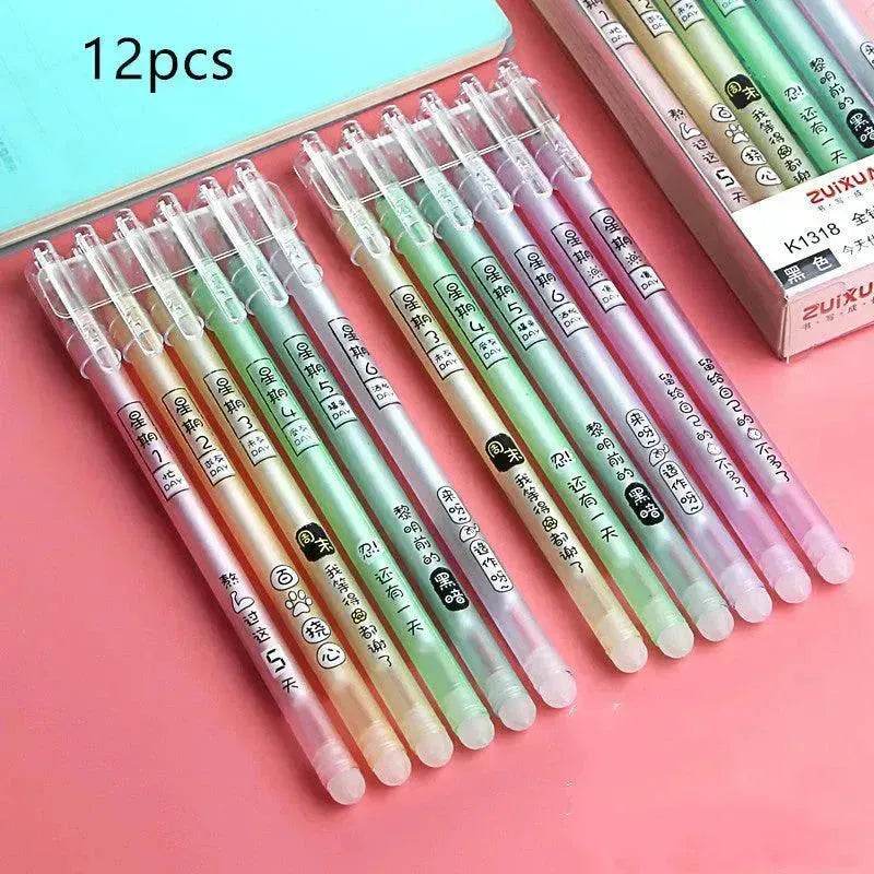 Elementary School Students Use An Erasable Gel Pen To Rub The Easy Sassafras Magic Eraser Pen - EX-STOCK Canada