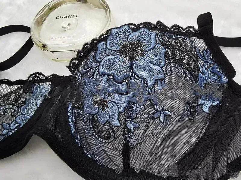 Embroidered Lace Charming Lingerie Temptation Lingerie Set - EX-STOCK Canada