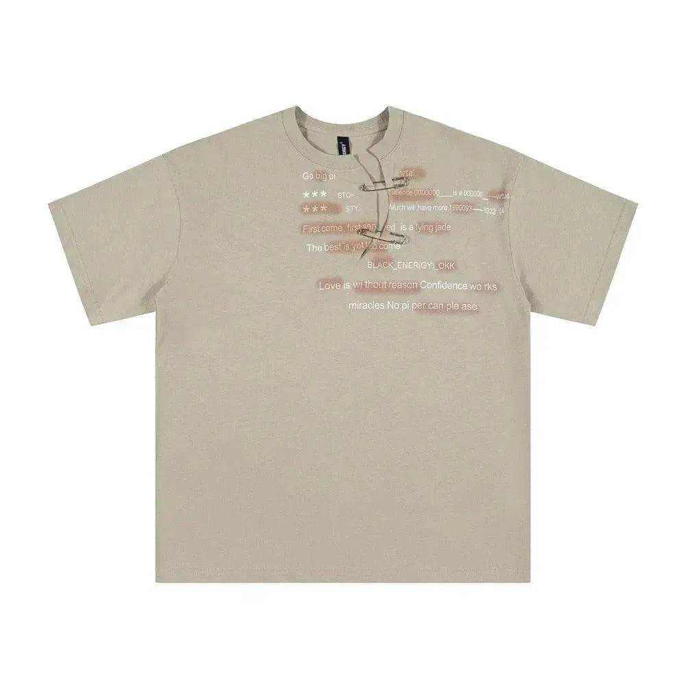 English Letter Short Sleeve Cotton - EX-STOCK Canada