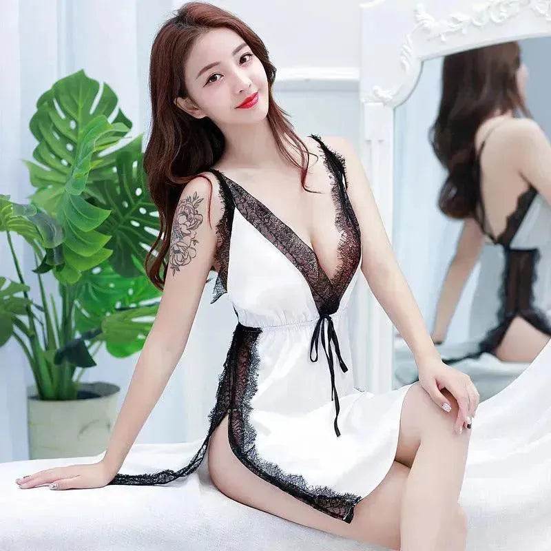 Erotic Lingerie Charming Sling Pajamas - EX-STOCK Canada