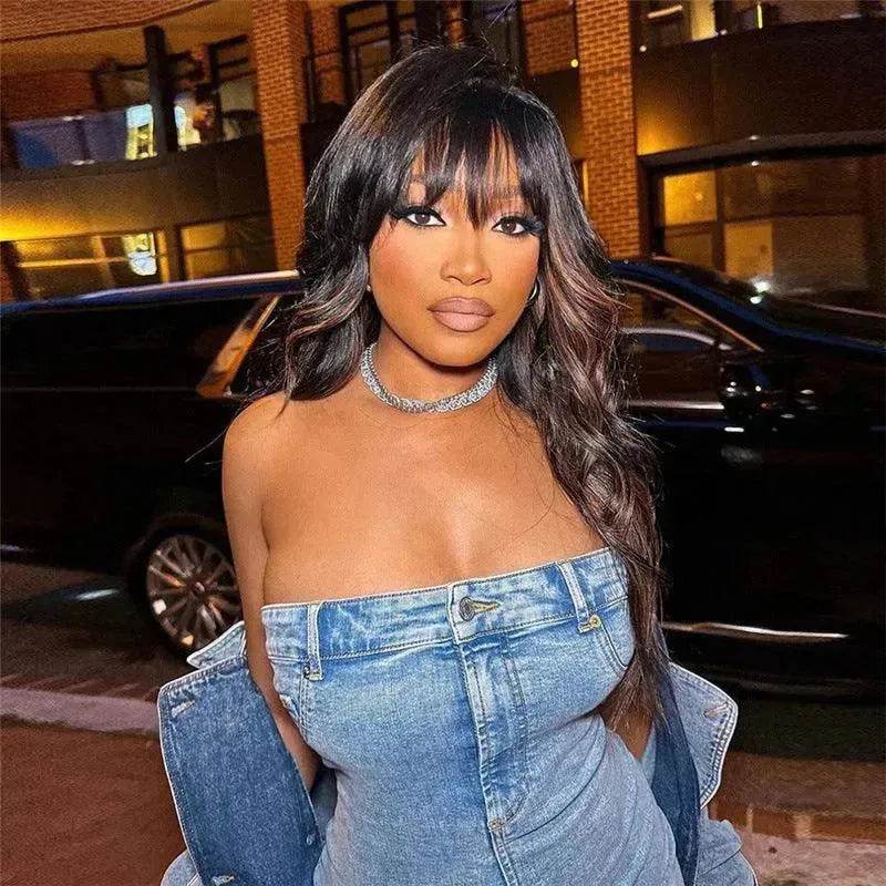 European And American Style Denim Tube Top Cinched Waist Slim And Charming Hip Bag Dress - EX-STOCK Canada