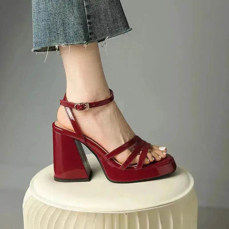 European And American Style Roman High Heels Fashion Women's Shoes - EX-STOCK Canada