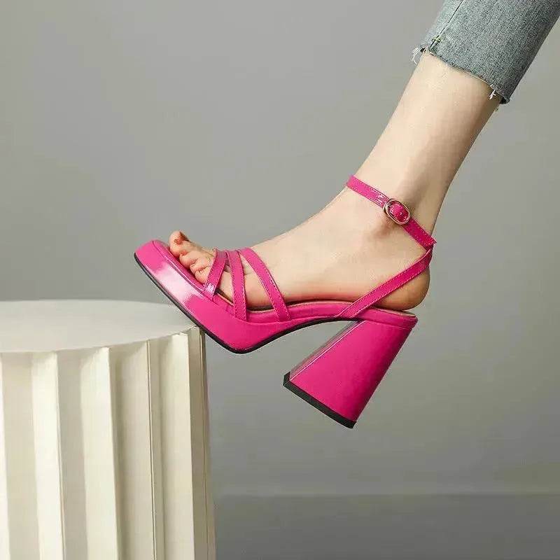 European And American Style Roman High Heels Fashion Women's Shoes - EX-STOCK Canada