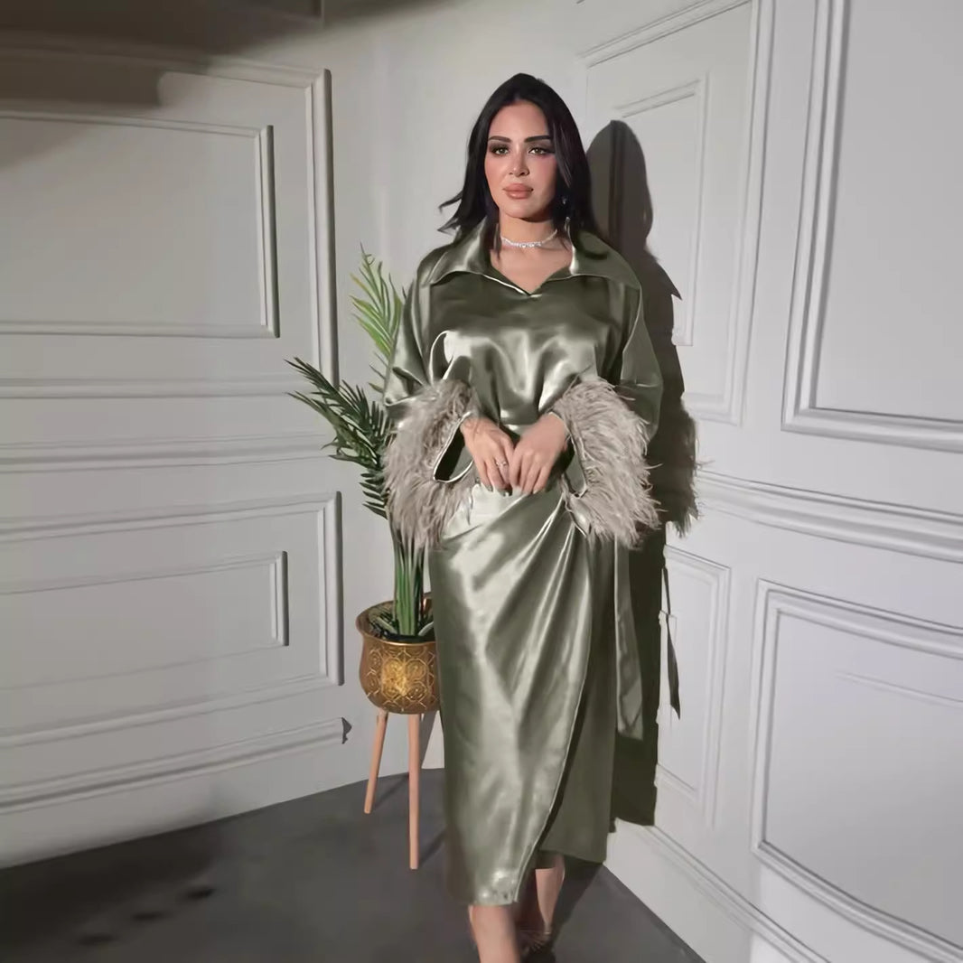 Muslim Feather Everyday Dress - EX-STOCK Canada