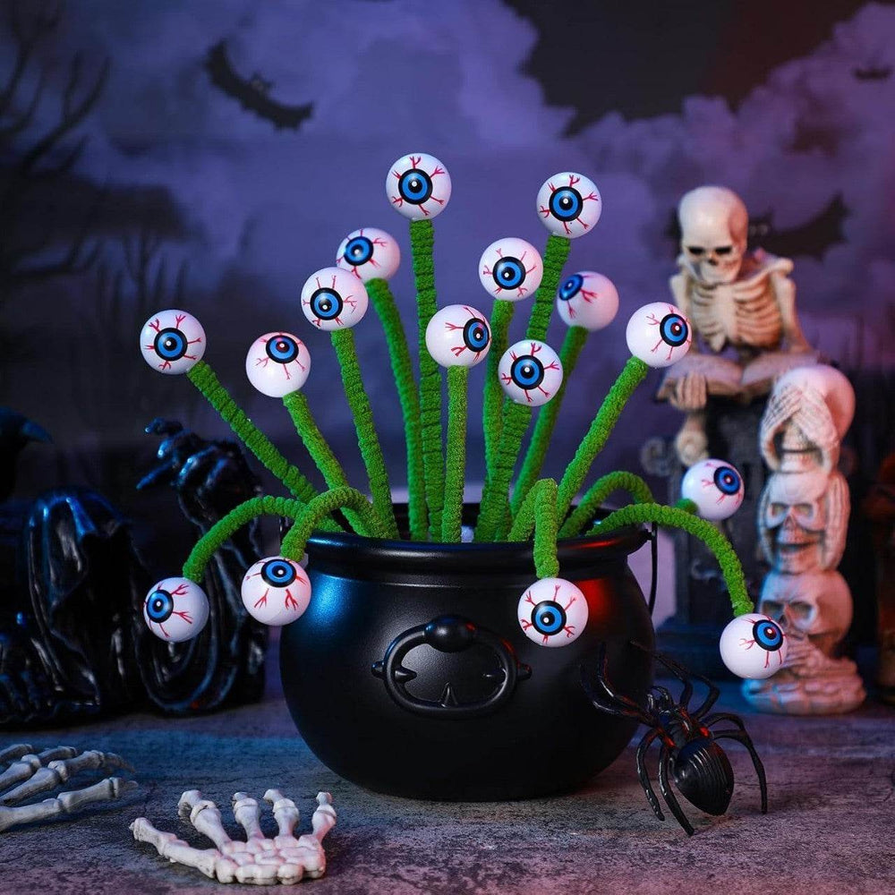 Halloween Three-dimensional Eye Beads Twig Cutting Bouquet Creative Funny Decoration - EX-STOCK Canada