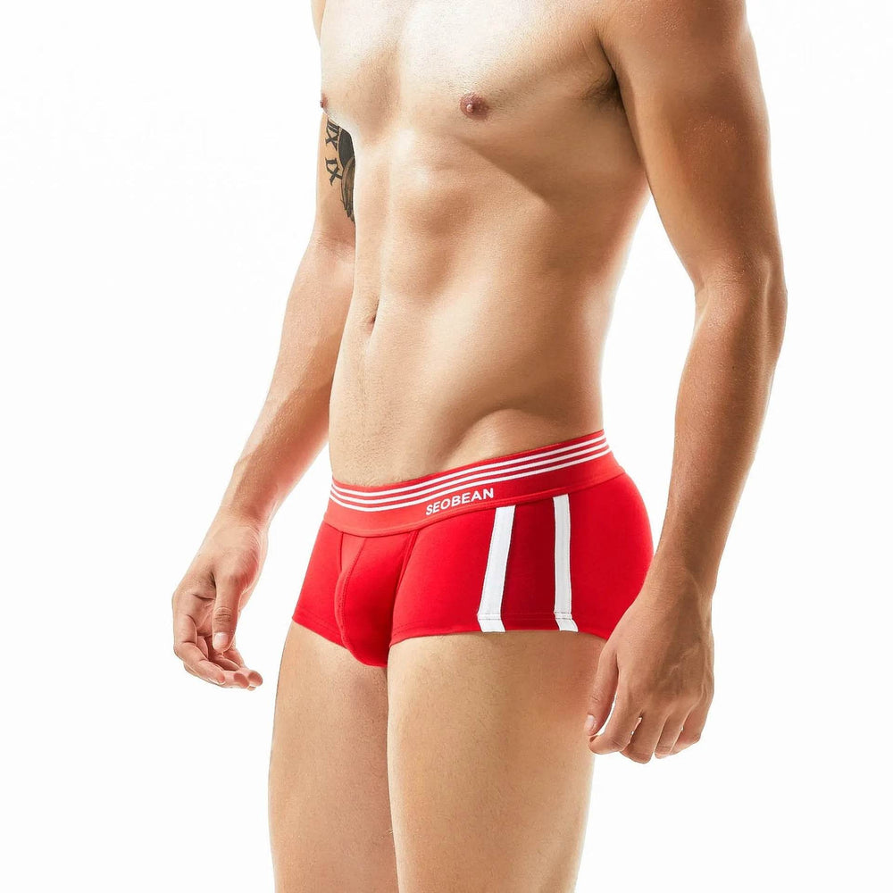 Men's Underwear Low Waist Cotton Seamless Boxer Briefs - EX-STOCK Canada