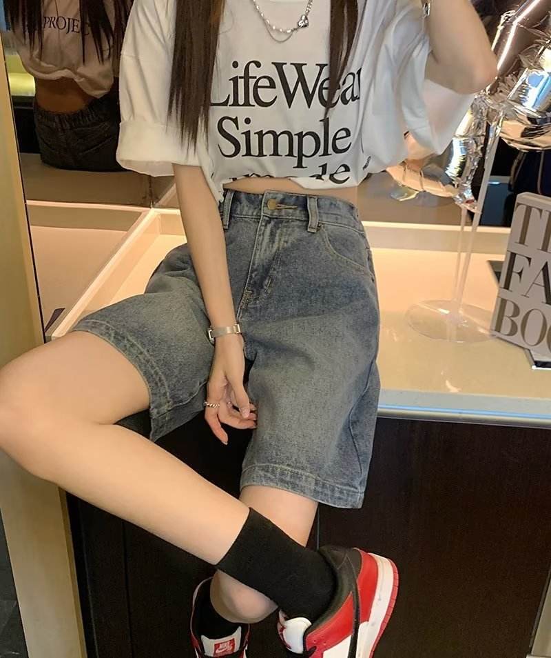 Retro Unisex Denim Jeans Short - EX-STOCK Canada