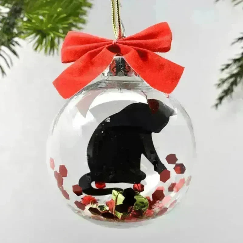 Christmas Tree Decoration Transparent Ball Hanging Decoration Scene Layout Hanging Decoration - EX-STOCK CANADA