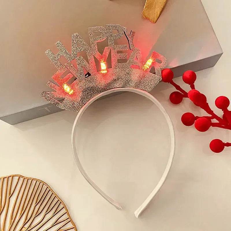 Christmas With Light Headband Snowflake Women's - EX-STOCK Canada