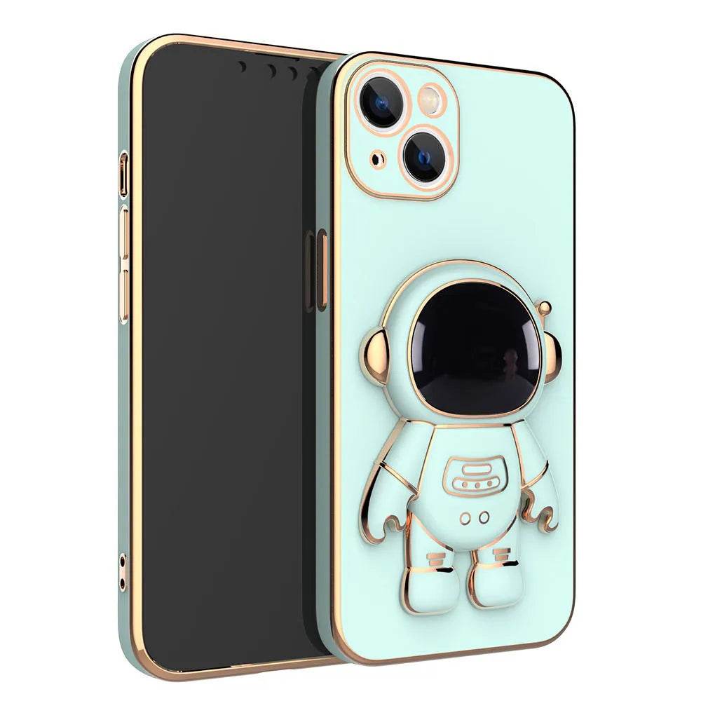 3D Astronaut Phone Case Anti-Drop Electroplating Bracket - EX-STOCK Canada