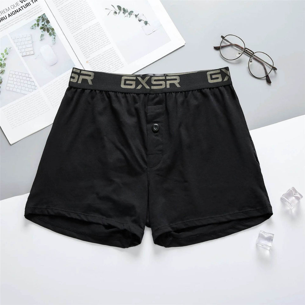 Men's Home Low Waist Pure Cotton Boxer short Breathable Underwear - EX-STOCK Canada