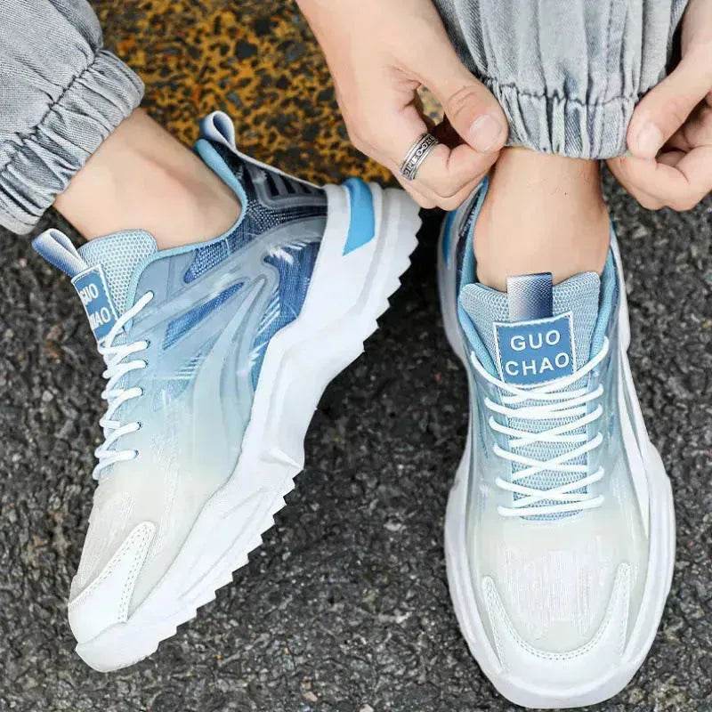 Lace-up Dad Shoes Fashion Thick-soled Sports Shoes Casual Breathable Sneakers For Men - EX-STOCK Canada