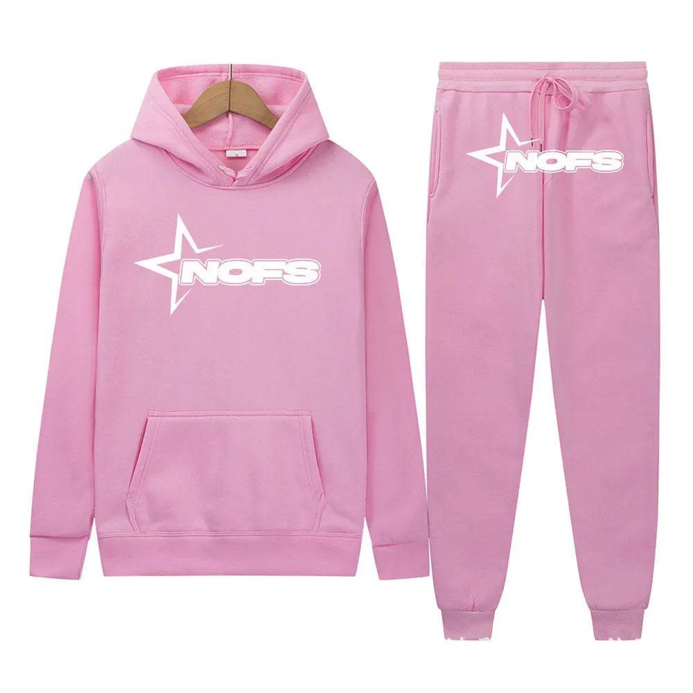 2 pcs Gothic Punk Rock Streetwear Hoodie Outfit set Unisex - EX-STOCK Canada