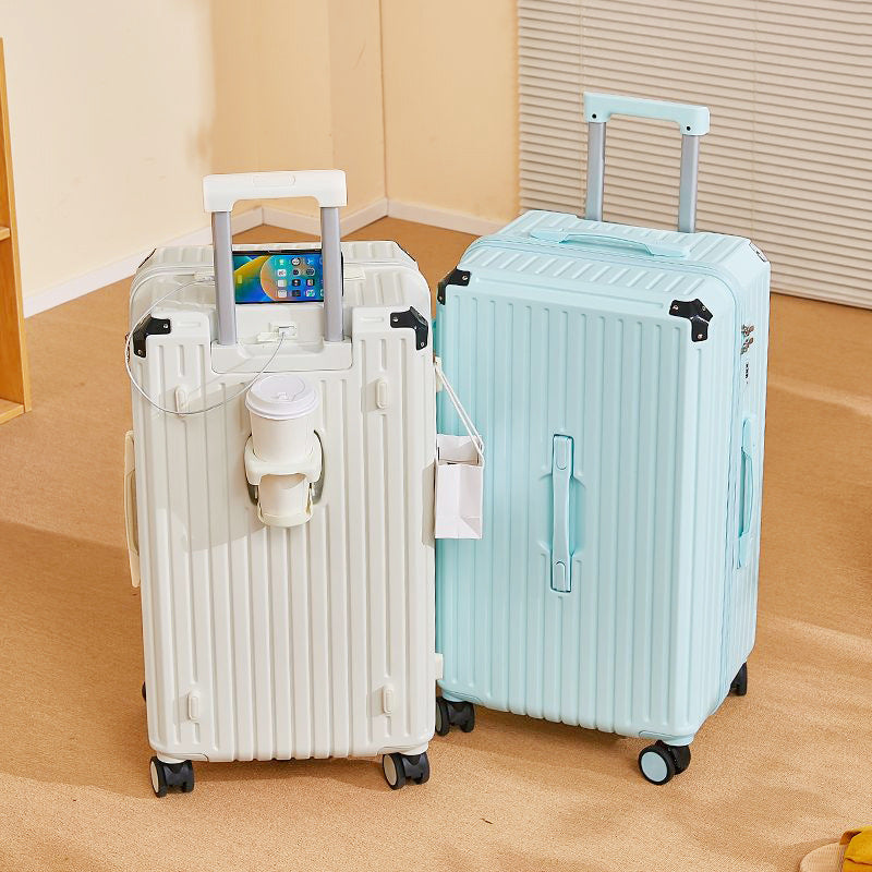 Luggage Large Capacity Student Trolley Case Thickened Strong Durable With Cornerite Password Suitcase | EX-STOCK Canada