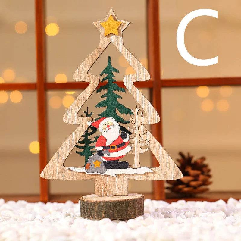 Christmas Day Wooden Bar Decoration Decorations - EX-STOCK Canada