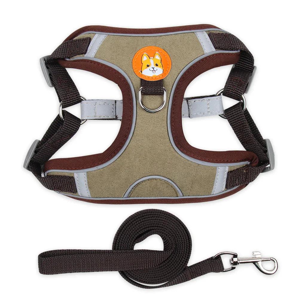 Dog Harness Cat Harness Reflective Dogs Leashs Soft Mesh Chest Strap EX-STOCK Canada