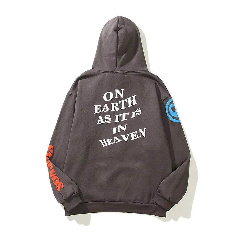 Women High Street Three-dimensional Foam Graffiti Printed Hoodie In Autumn And Winter - EX-STOCK Canada