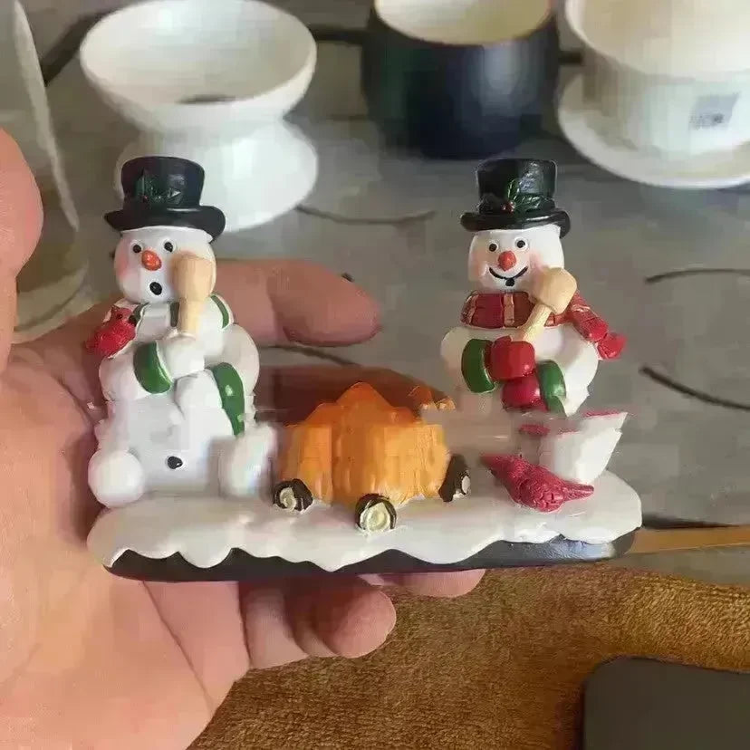 Christmas Snowman And Campfire Night Light Gift for kids - EX-STOCK CANADA