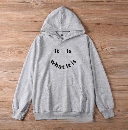 Fleece-lined Hoodie Sweater Couple's Tops Loose EX-STOCK Canada