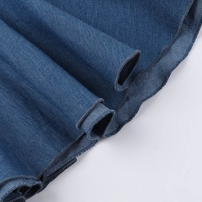 Fashion Tube Top Denim short mini Dress for Club - EX-STOCK Canada