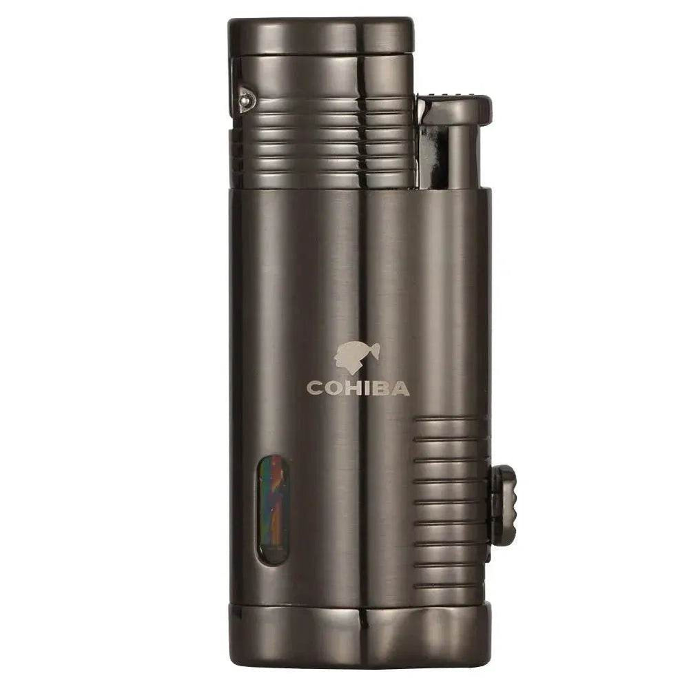 Luxury Windproof COHIBA Cigar Lighter with Cigar Hole Punch - EX-STOCK Canada