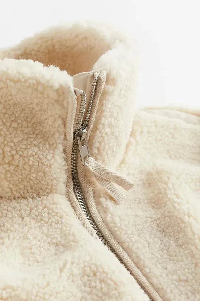 New Fashion Loose Anti-cashmere Hooded Zipper Huge Fleece Winter Jacket - EX-STOCK Canada