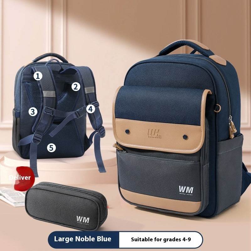 Children's Backpack For Grade Portable Burden Alleviation - EX-STOCK Canada