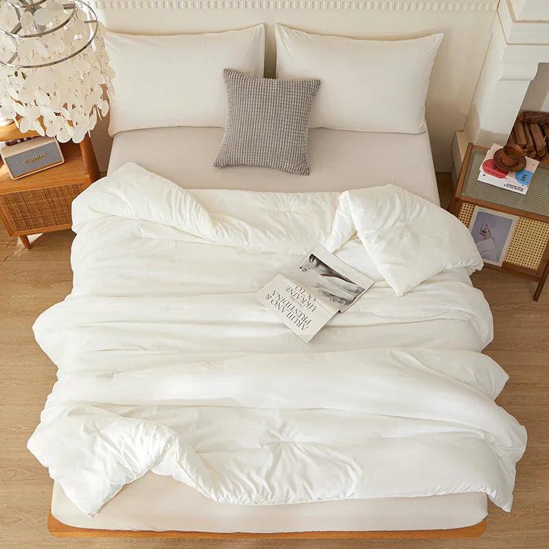 Couette synthétique transfrontalière Amazon Temu pour toutes saisons, insert de couette en coton lavé brossé, vente en gros en usine pour le commerce extérieurEX-STOCK Canada