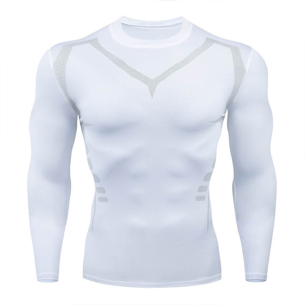 Men's Sports Quick-drying Long sleeve Workout Fitness T-shirt top - EX-STOCK Canada