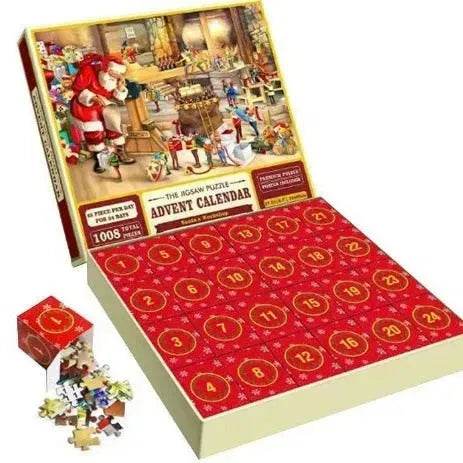New 24 Boxes Unique Christmas Advent Calendar 2024 Jigsaw Puzzle - EX-STOCK CANADA