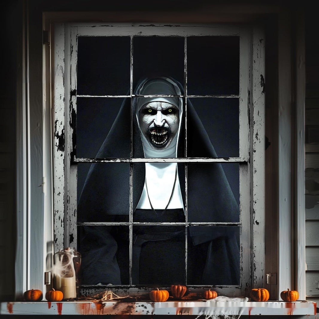 Halloween horror window cover decoration – product view 1