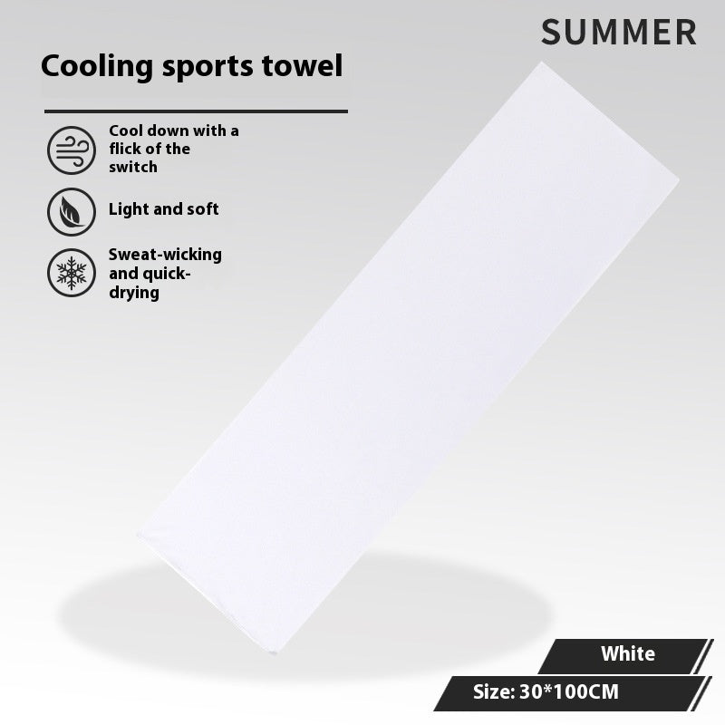 Cold Feeling Towel Outdoor Sports Sweat-absorbent Breathable Towel EX-STOCK Canada