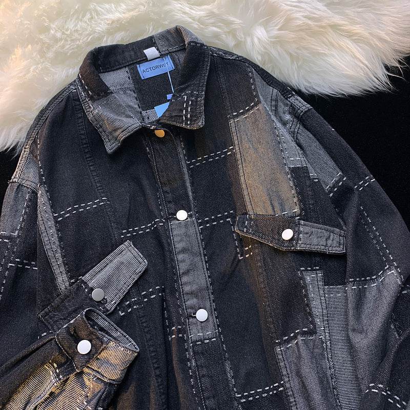 Black Denim Cardigan Jacket New Men And Women - EX-STOCK Canada