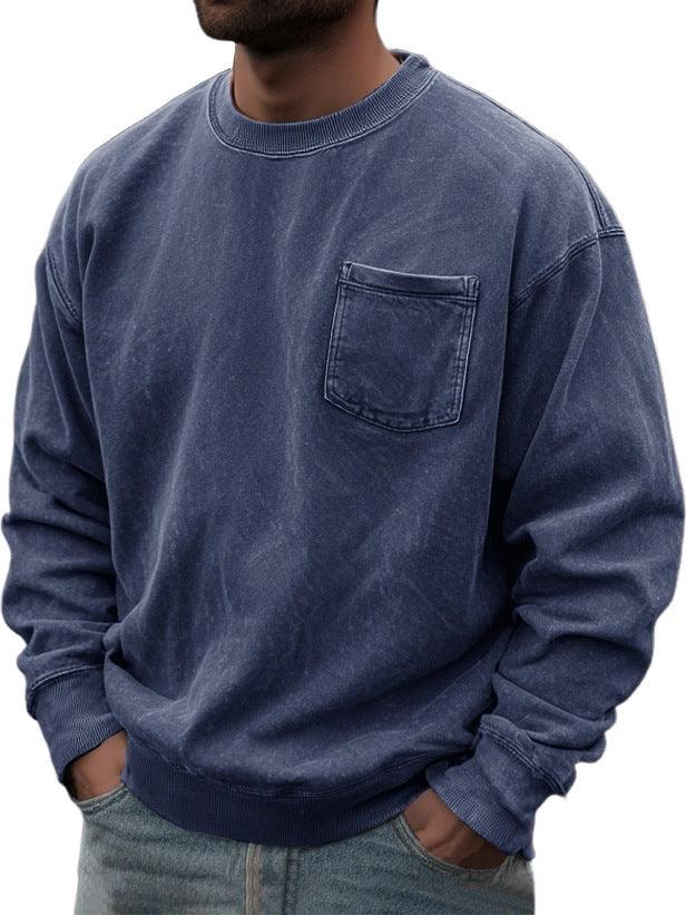 Men's Pullover Round Neck Long Sleeves Sweater EX-STOCK Canada
