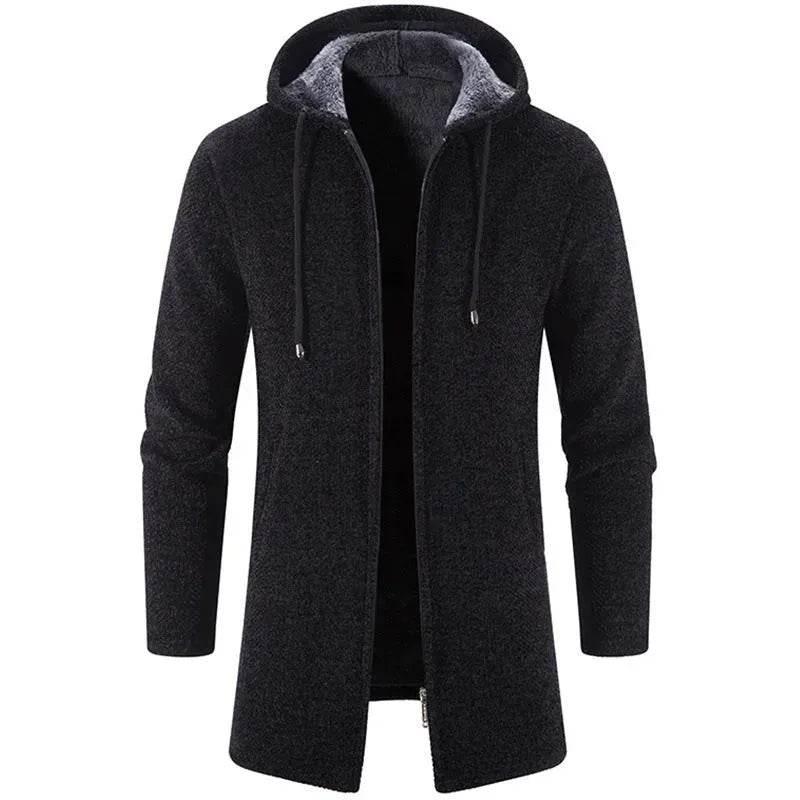 Plus Fleece Trend And Handsome All-match Cardigan For Men - EX-STOCK Canada
