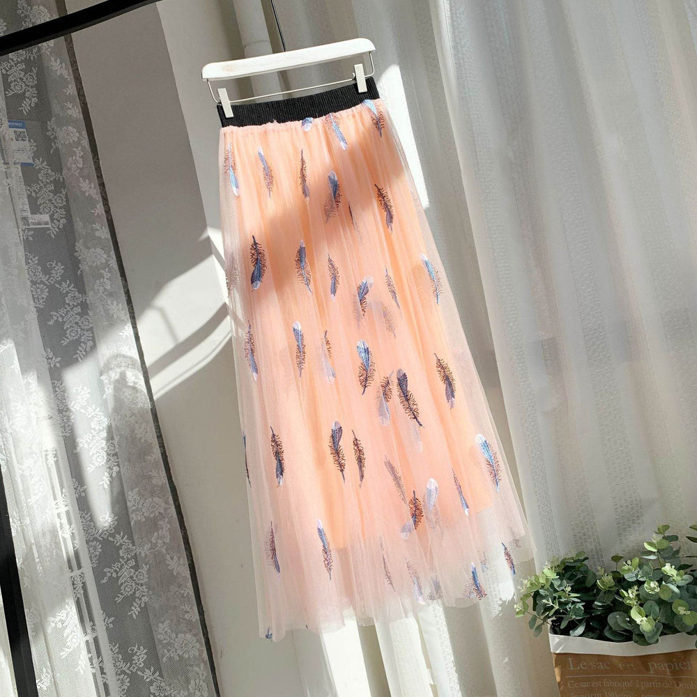 Women's Midi Organza Skirt Fairy Tutu Tulle Skirt - EX-STOCK Canada