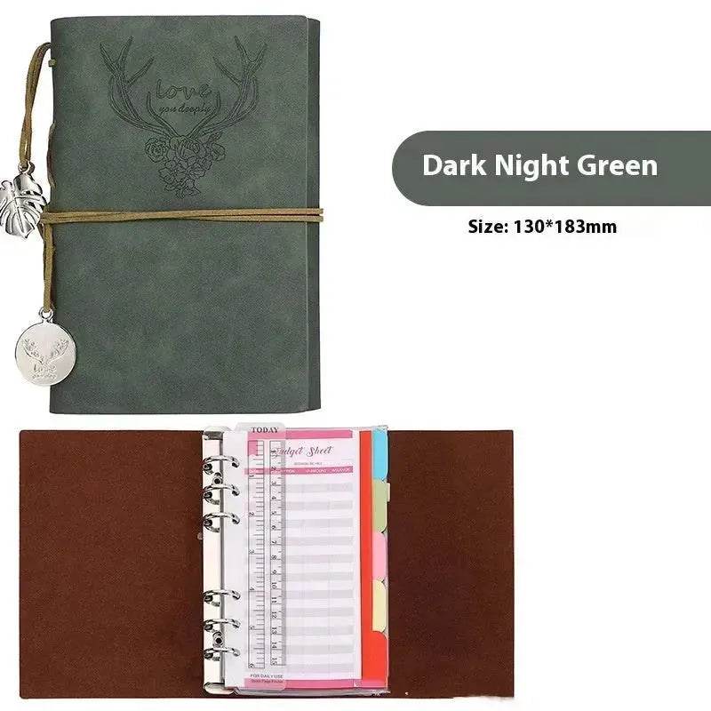 Notebook A6 Leather Loose-leaf Tally Book Note Pad Memo Note Book - EX-STOCK Canada