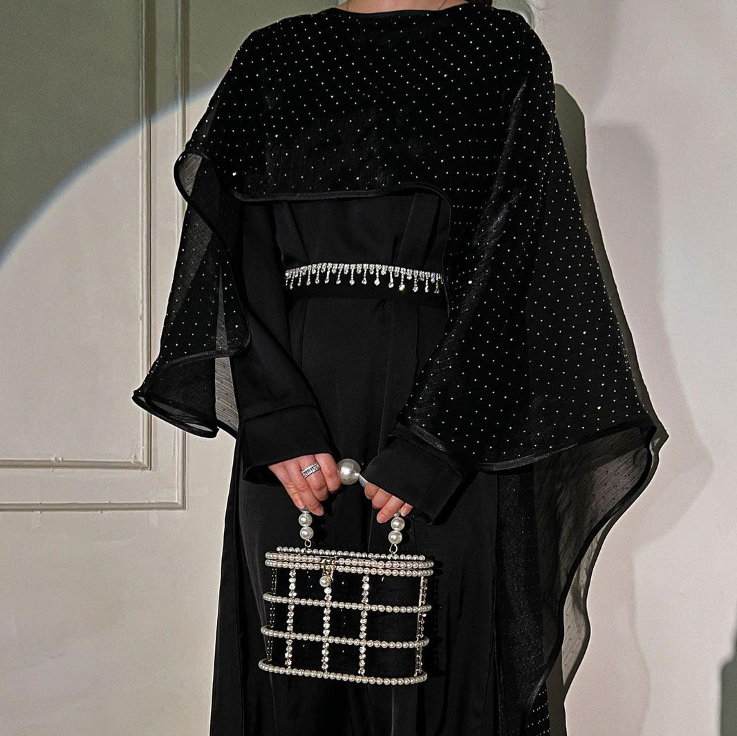 Women's Muslim Clothing Simple Cloak Robe Starry Robe - EX-STOCK Canada