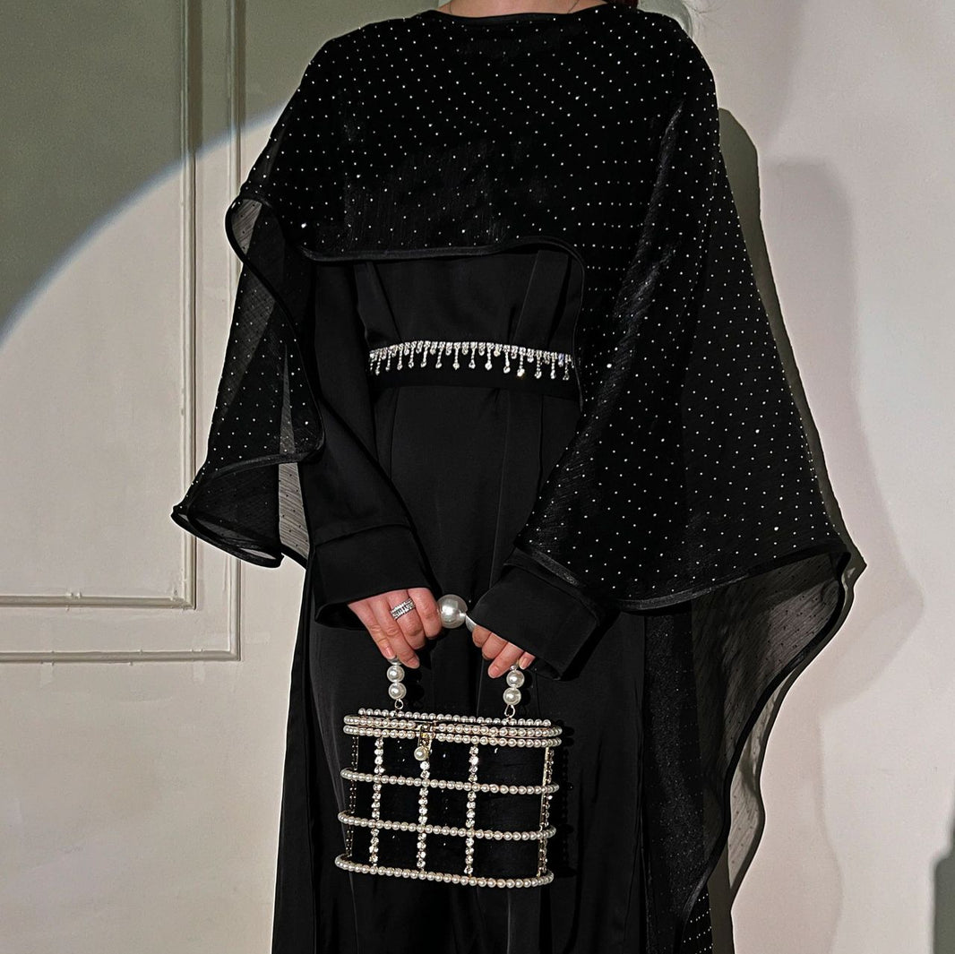 Women's Muslim Clothing Simple Cloak Robe Starry Robe - EX-STOCK Canada