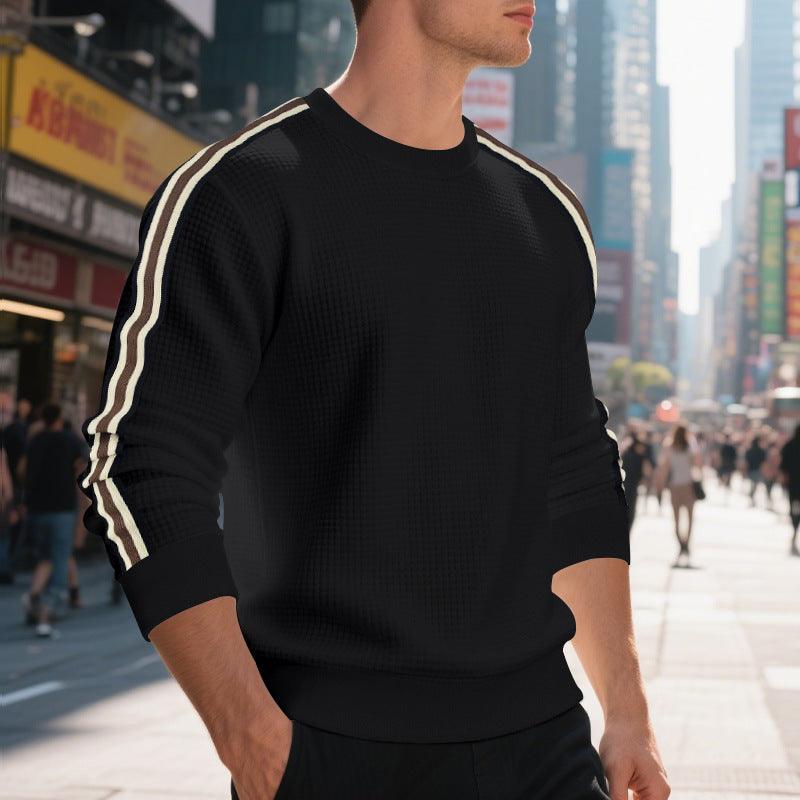 Pull décontracté pour homme à col rond ample et finEX-STOCK Canada