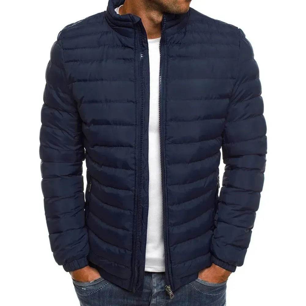 Autumn Winter Windproof Long Puffer Jackets for Men Cotton Padded - EX-STOCK Canada