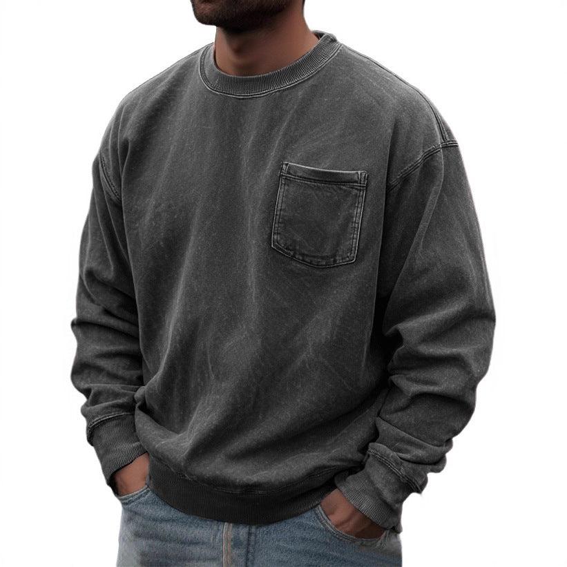 Men's Pullover Round Neck Long Sleeves Sweater EX-STOCK Canada