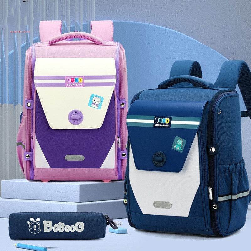 Children's Schoolbag Primary School Spine Protection Burden Reduction Backpack - EX-STOCK Canada