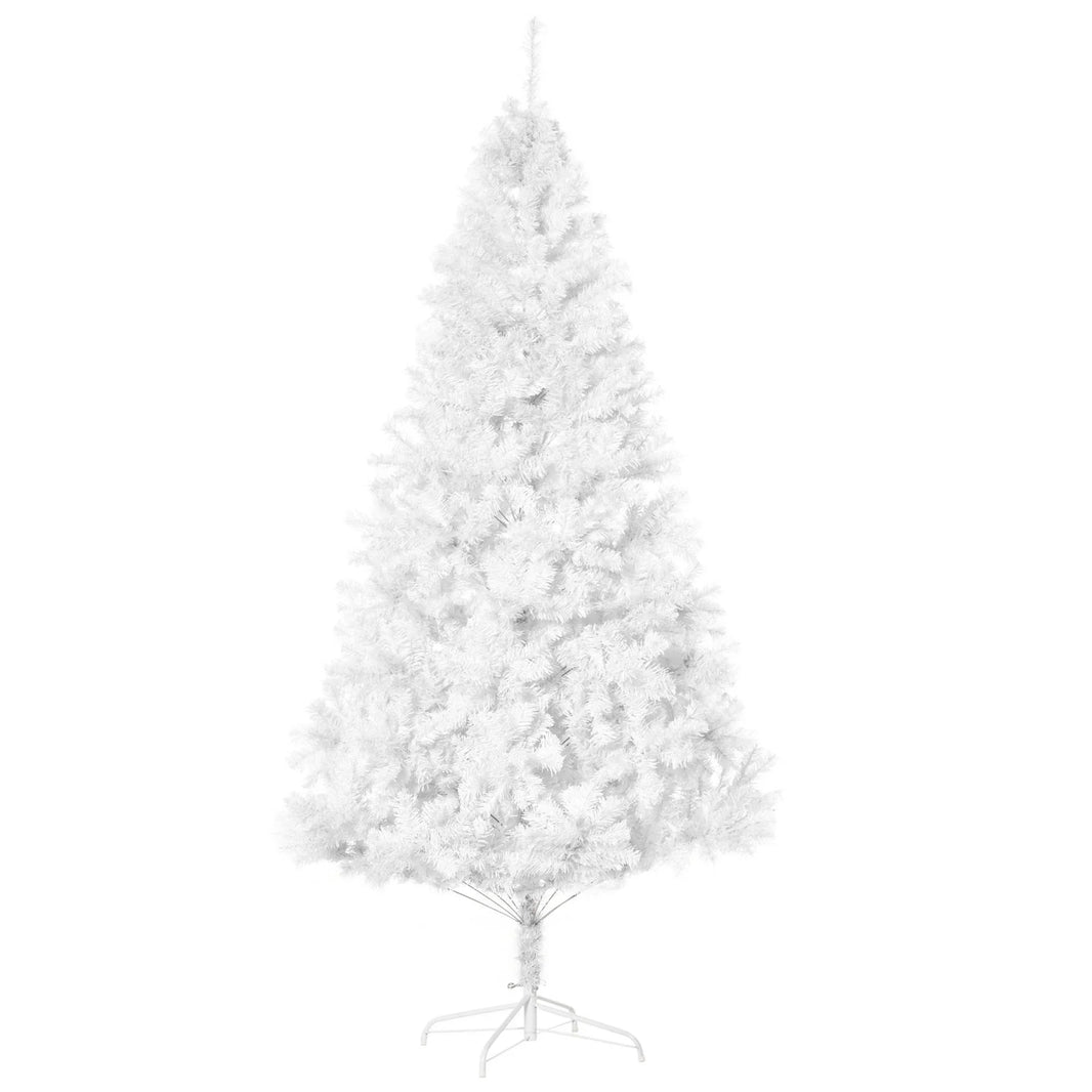 7ft White Christmas Tree Artificial Christmas Tree With 1230 Branch Tips And Metal Stand EX-STOCK Canada