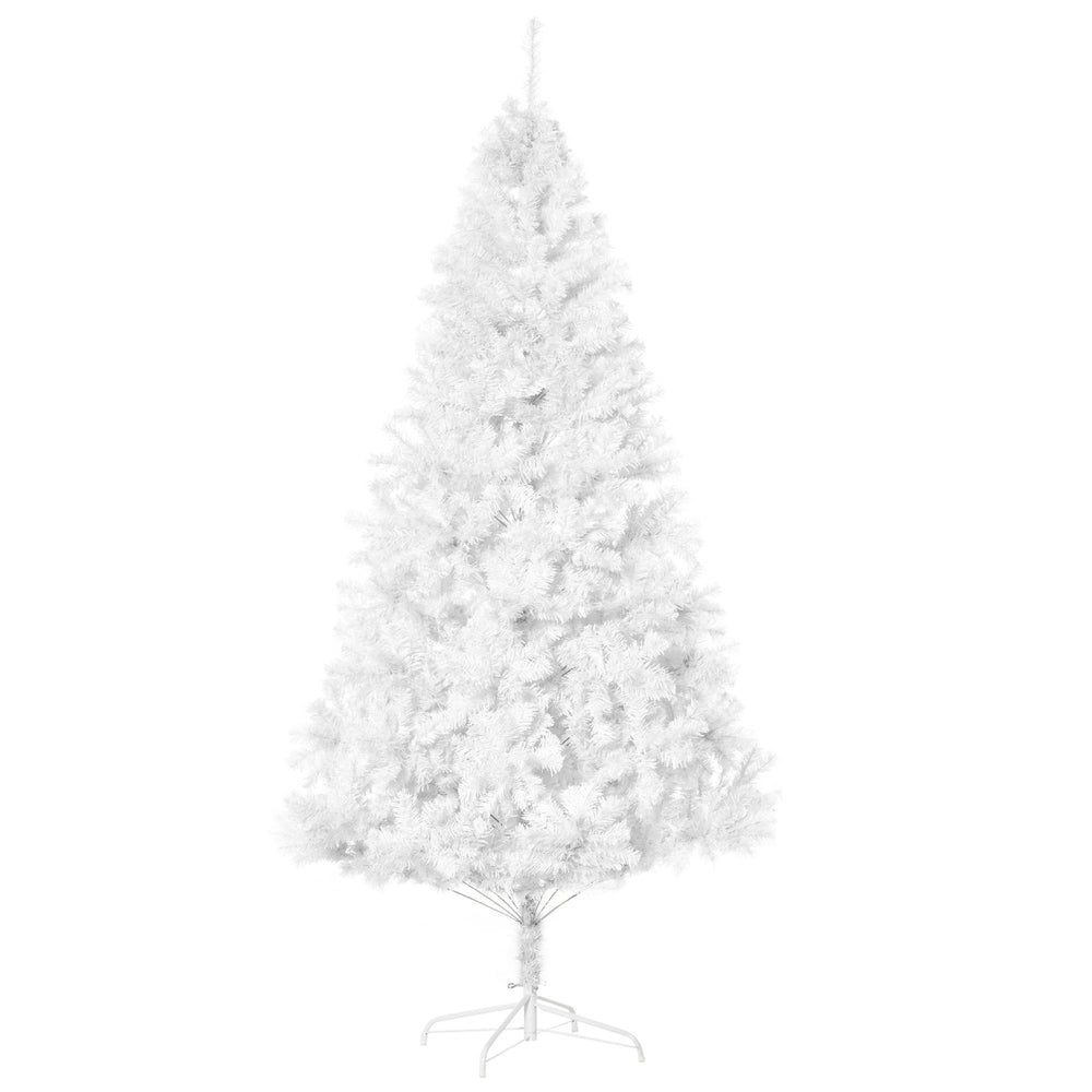 7ft White Christmas Tree Artificial Christmas Tree With 1230 Branch Tips And Metal Stand EX-STOCK Canada