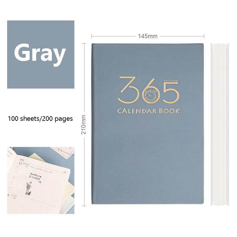 365-day Daily Planner Self-discipline And Clock-in Student Journal Notebook - EX-STOCK Canada