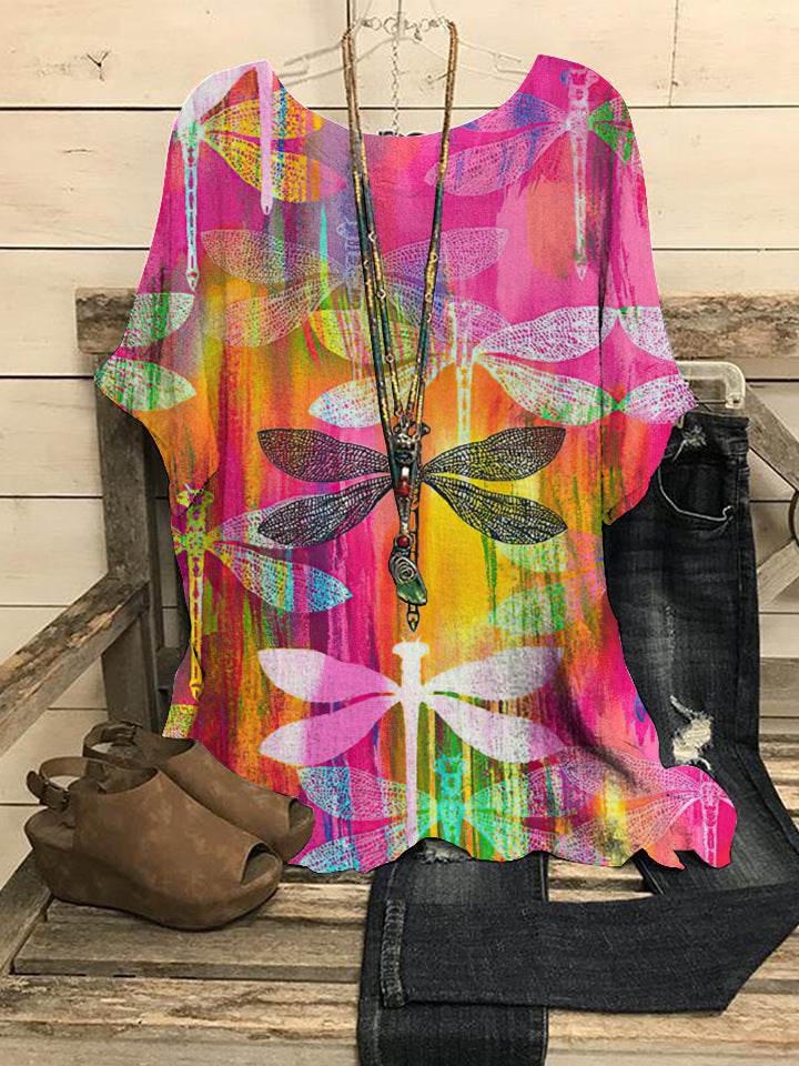 Summer Loose blouse Round Neck Short Sleeve Cotton And Linen Top For Women - EX-STOCK Canada