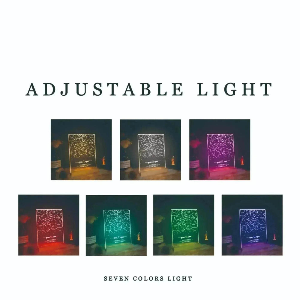 Premium Personalized Night Light Gift For Birthday - EX-STOCK Canada