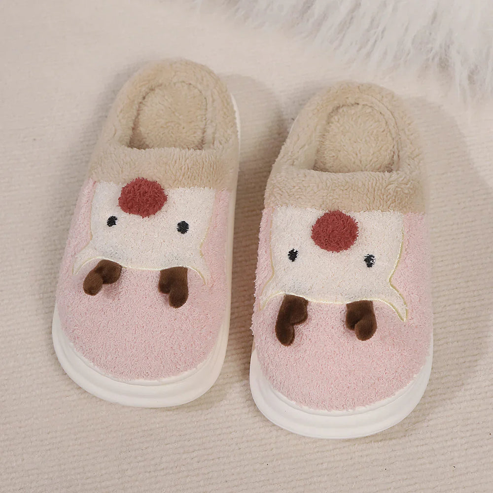Cotton Slippers Cute Cartoon Indoor And Outdoor Warm Non-slip Comfort And Casual EX-STOCK Canada